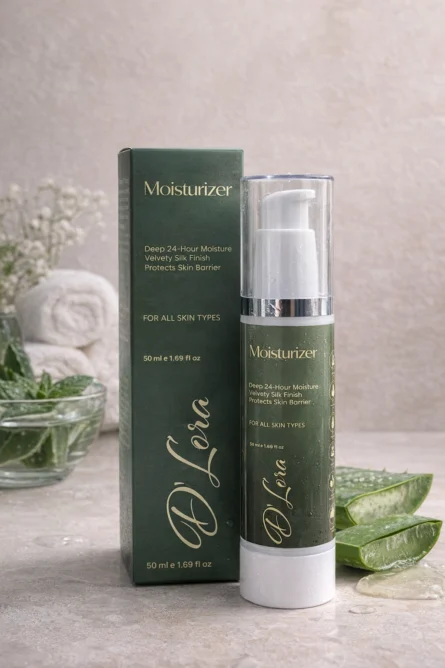 D’Lora Moisturizer – 24 Hour Hydrating Face Moisturizer for All Skin Types